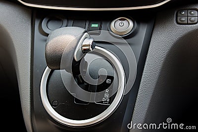 Nissan NV200 VAN 2018 gear Box Editorial Stock Photo