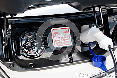 Nissan NV200 VAN 2018 Power Port Editorial Stock Photo