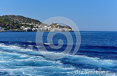 Nisyros island, Mandraki village, Greece Stock Photo