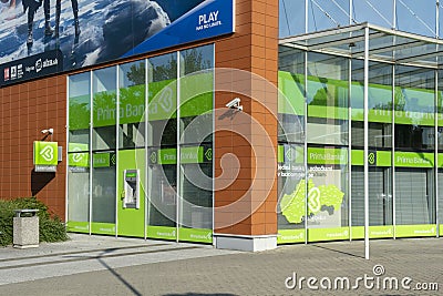 Prima banka Slovensko branch. Prima bank is the third largest bank on the market in Slovakia Editorial Stock Photo