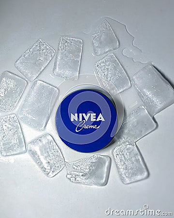 Nivea creme for both Men and Woman skin Editorial Stock Photo