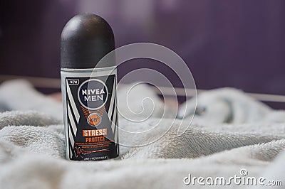 Nivea Men deodorant roller Editorial Stock Photo