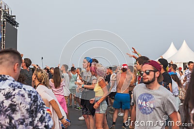 Nizhniy Novgorod, Russia - July 24, 2016: electronic music festival - AFP Editorial Stock Photo