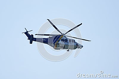 NJ State Police Helicopter Editorial Stock Photo