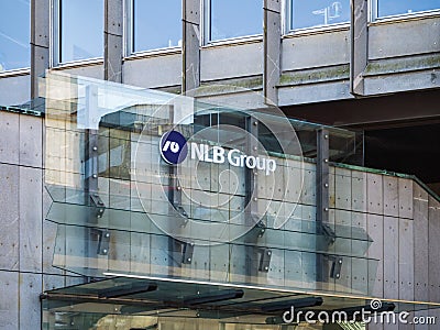 NLB bank nova ljubljanska banka is one of the largest Slovenian bank Editorial Stock Photo