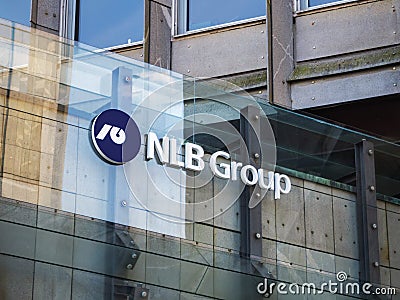 NLB bank nova ljubljanska banka is one of the largest Slovenian bank Editorial Stock Photo