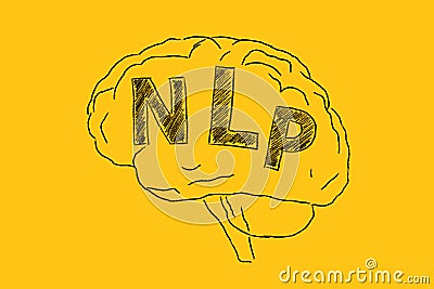 NLP. Neuro linguistic programming concept Stock Photo