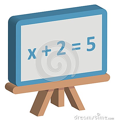 Math Sum Isolated Vector Icon Editable Vector Illustration