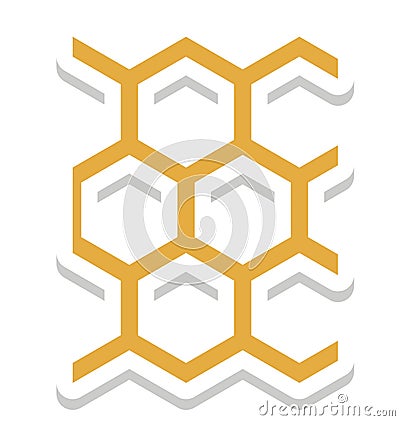 Molecule, Nuclear Color Isolated Vector Icon Vector Illustration