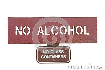 No alcohol sign Stock Photo