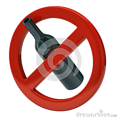 No alcohol sign Stock Photo