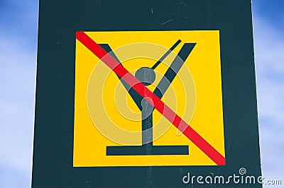 No alcohol sign Stock Photo