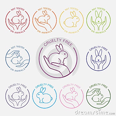 No animals testing icon design Vector Illustration