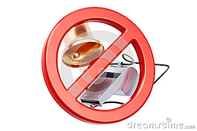No bells and whistles concept. 3D rendering Stock Photo