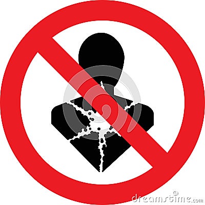 No carcinogenic substances sign Stock Photo