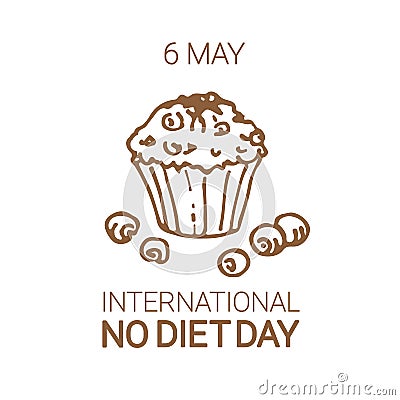 No diet day-09 Vector Illustration