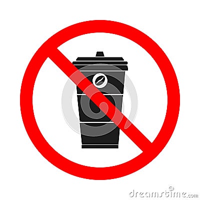 No drink prohibited vector symbol Stock Photo
