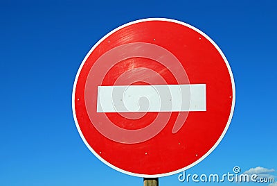 No Entry sign Stock Photo