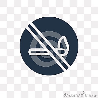 No fire vector icon isolated on transparent background, No fire Vector Illustration