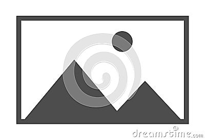 No image vector symbol, missing available icon. No gallery for this moment Vector Illustration