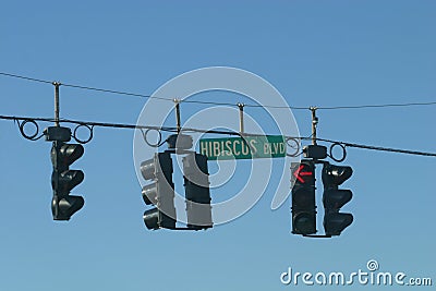 No Left Turn Stock Photo