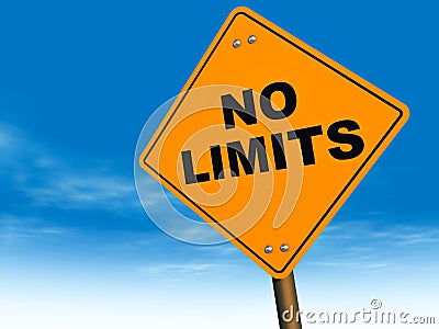 No limits Stock Photo