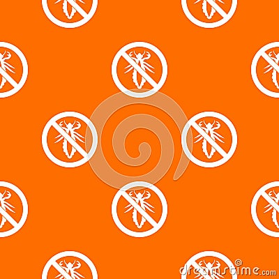 No louse sign pattern seamless Vector Illustration