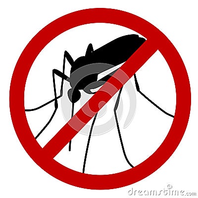 No mosquito Vector Illustration