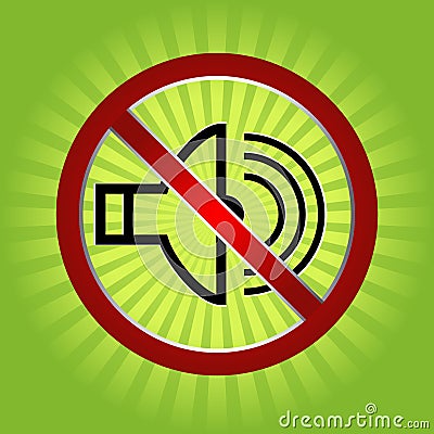 No music sign Vector Illustration