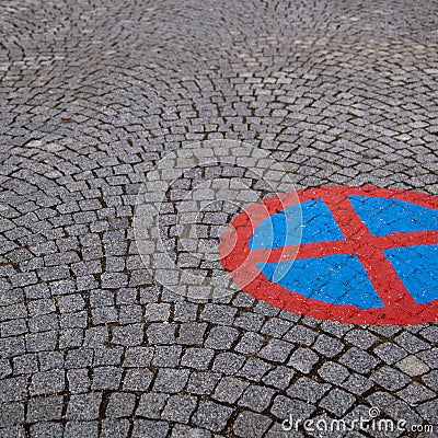 No parking sign Stock Photo