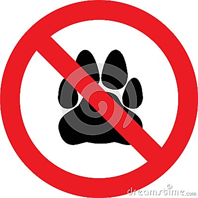 No pets sign Stock Photo