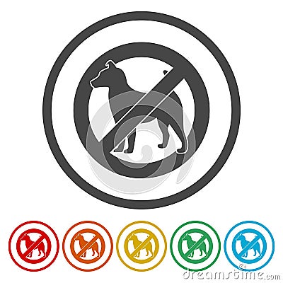 No Pets Sign - Illustration Vector Illustration