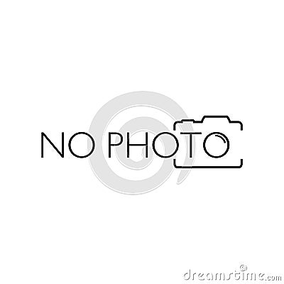 No photo available icon. Picture coming soon icon isolated on white background Vector Illustration