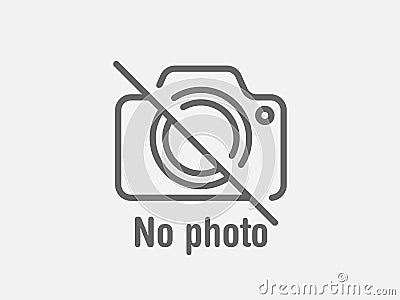 No photo available vector icon, default image symbol. Picture coming soon for web site or mobile app Vector Illustration