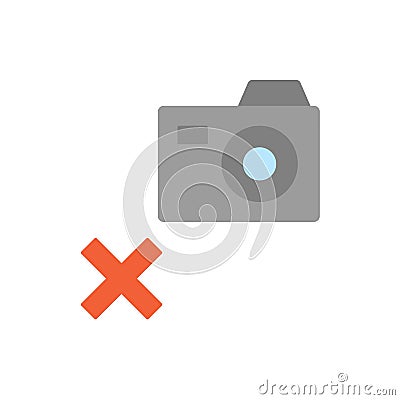 No photo, museum icon. Simple color vector elements of historical things icons for ui and ux, website or mobile application Stock Photo