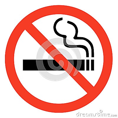 No smoking Vector Illustration