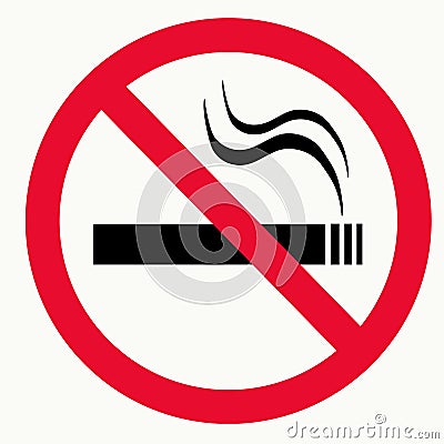 No smoking Vector Illustration