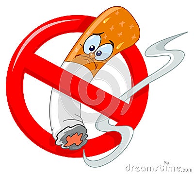 Image result for no smoking cartoon