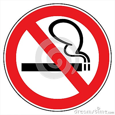 No smoking ! Vector Illustration