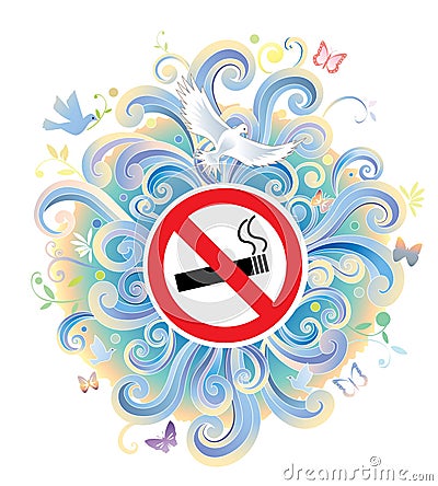 No smoking sign Vector Illustration