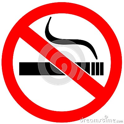 No smoking sign Stock Photo