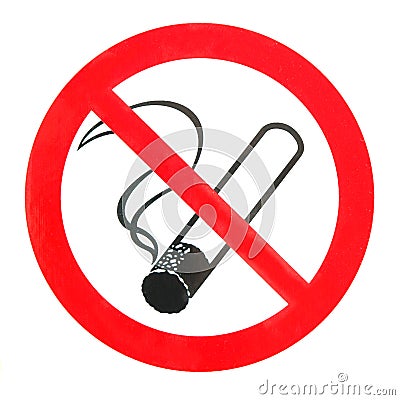 No smoking sign Stock Photo