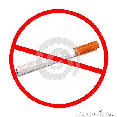 No smoking sign Stock Photo