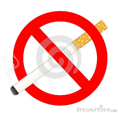 No smoking sign Vector Illustration