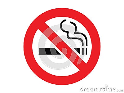 No smoking sign Vector Illustration