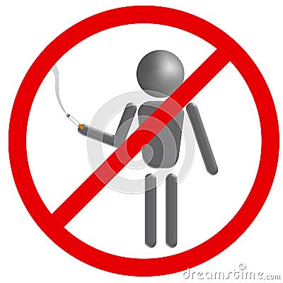 No smoking sign Stock Photo