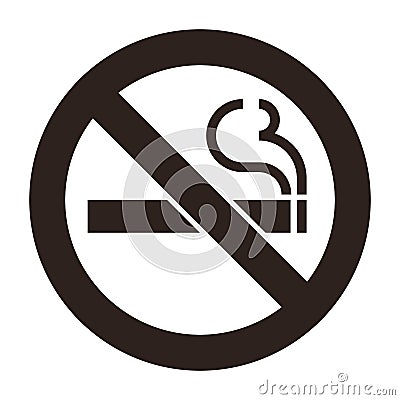 No smoking sign Vector Illustration