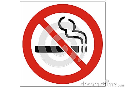 No Smoking Sign Stock Photo