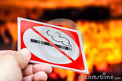 No smoking sign Stock Photo