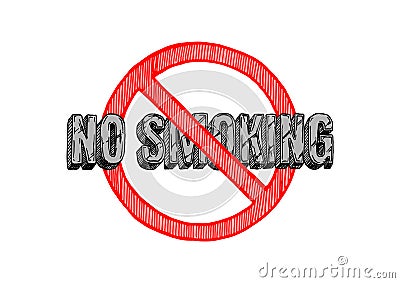 No smoking sign Vector Illustration